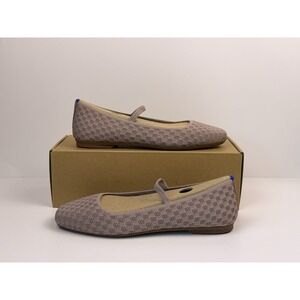 Rothy's The Max Square Mary Jane Flats Women's Size 7.5 Dusty Lilac Basketweave